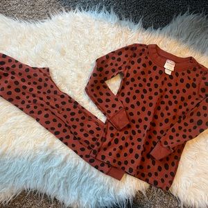 Hanna Andersson Spotted Print Long Sleeve Jammies